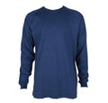 Forge Fr Men's Graphic Printed Ink Blue Long Sleeve T-shirt